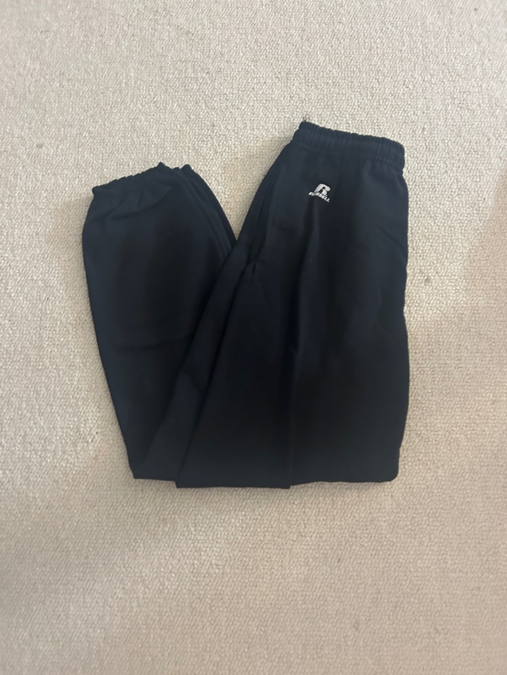 Russell Athletic Black Logo Joggers